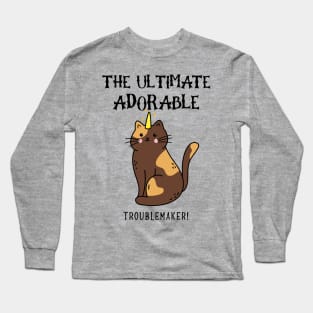 Youngest adorable troublemaker Long Sleeve T-Shirt